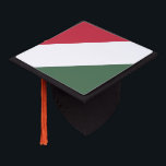Hungary flag graduation cap topper<br><div class="desc">An ideal gift for all those who are patriotic of their country!</div>