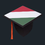 Hungary flag graduation cap topper<br><div class="desc">An ideal gift for all those who are patriotic of their country!</div>