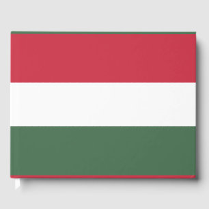 Hungary flag guest book