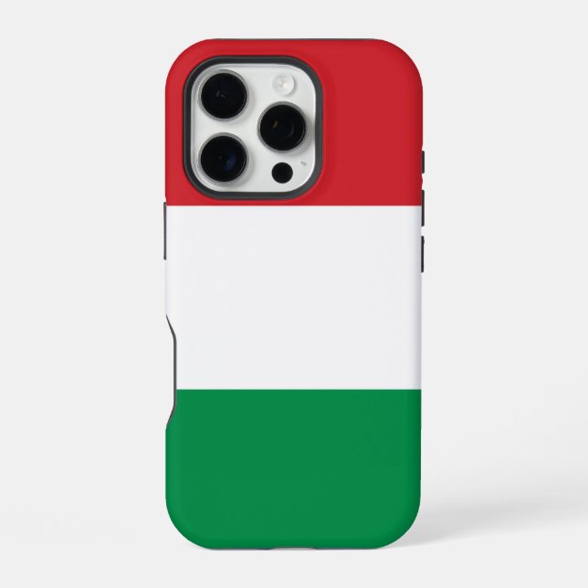 Hungary Flag iPhone Case (Back)