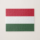Hungary flag jigsaw puzzle<br><div class="desc">An ideal gift for all those who are patriotic of their country!</div>