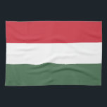 Hungary Flag Kitchen Towel<br><div class="desc">Patriotic flag of Hungary.</div>