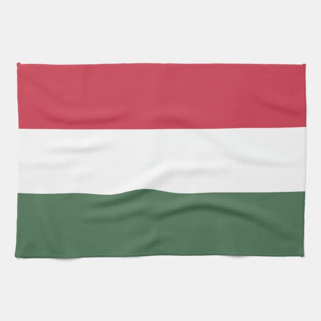 Hungary flag kitchen towel (Horizontal)