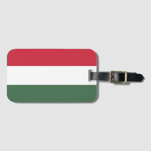 Hungary Flag Luggage Tag