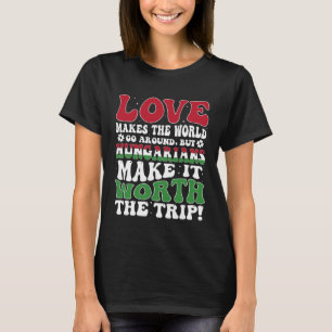 Hungary Flag Men & Women Cute Til Hungarians T-Shirt