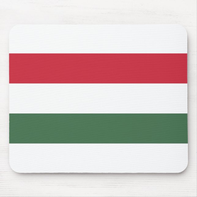 Hungary Flag Mouse Pad (Front)