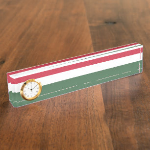 Hungary flag nameplate