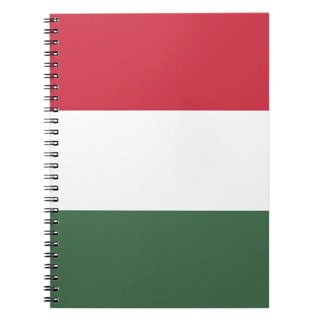 Hungary Flag Notebook (Front)