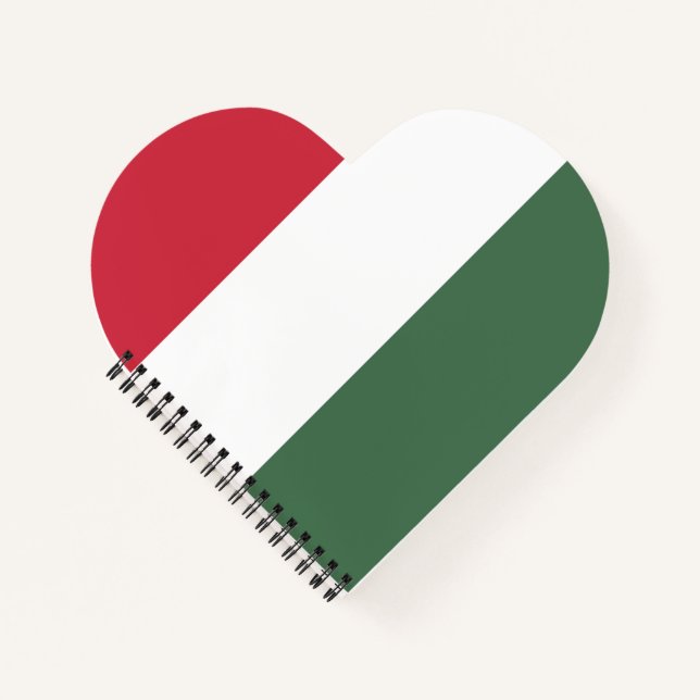 Hungary Flag Notebook (Front)