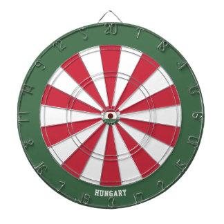 Hungary Flag Patriot's Bullseye Dartboard