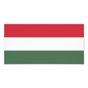 Hungary Flag Photo Print