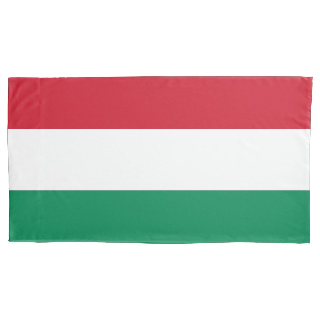 Hungary Flag Pillowcase (Front)