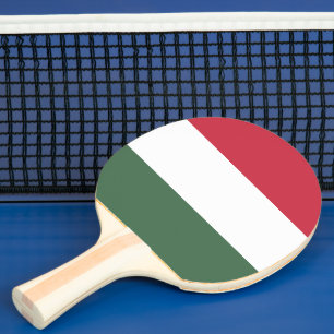 Hungary flag ping pong paddle