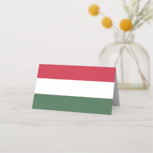 Hungary flag place card