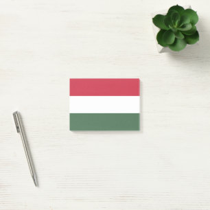 Hungary flag post-it notes