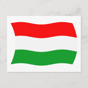 Hungary Flag Postcard