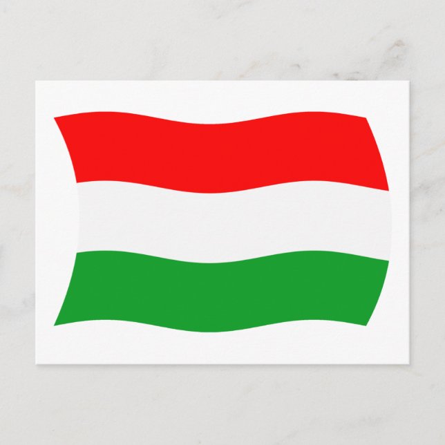 Hungary Flag Postcard (Front)