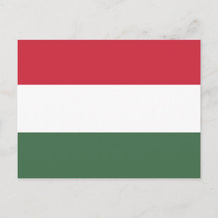 Hungary Flag Postcard