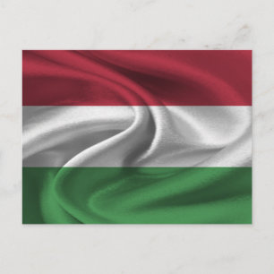 Hungary Flag Postcard