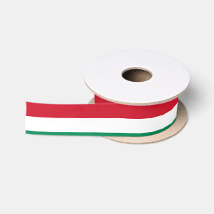 Hungary Flag Satin Ribbon