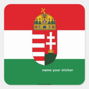 Hungary flag sticker