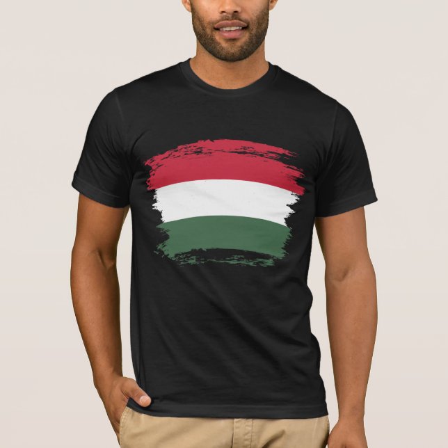 Hungary flag T-Shirt (Front)