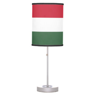 Hungary Flag Table Lamp