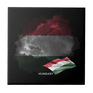 Hungary flag tile