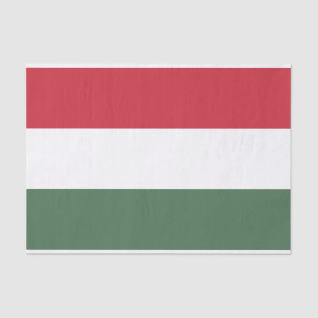 Hungary Flag Tissue Paper (Front)