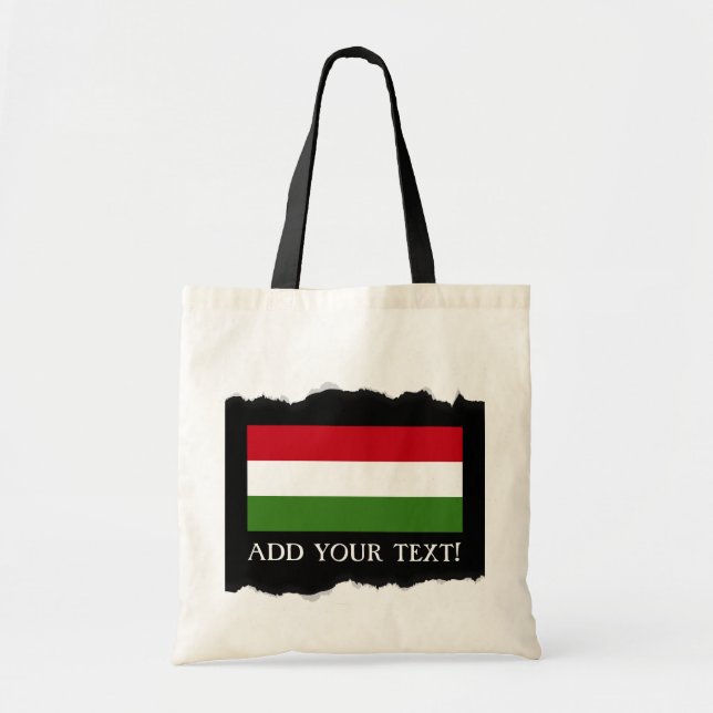 Hungary Flag Tote Bag (Front)