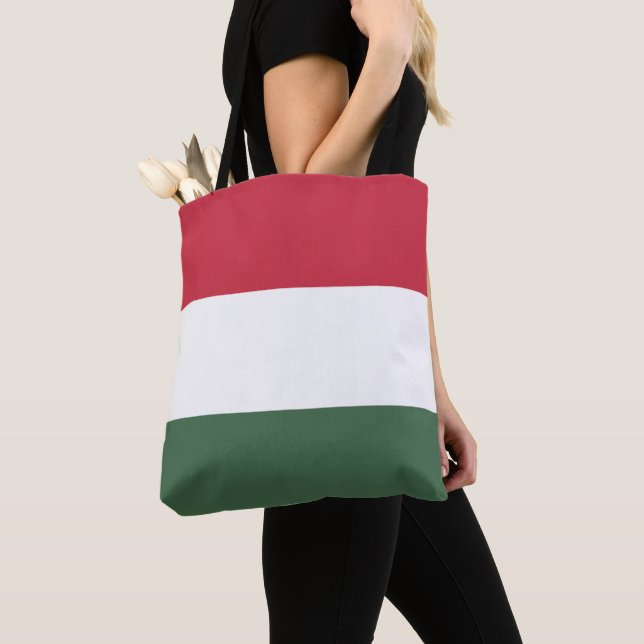Hungary flag tote bag (Close Up)