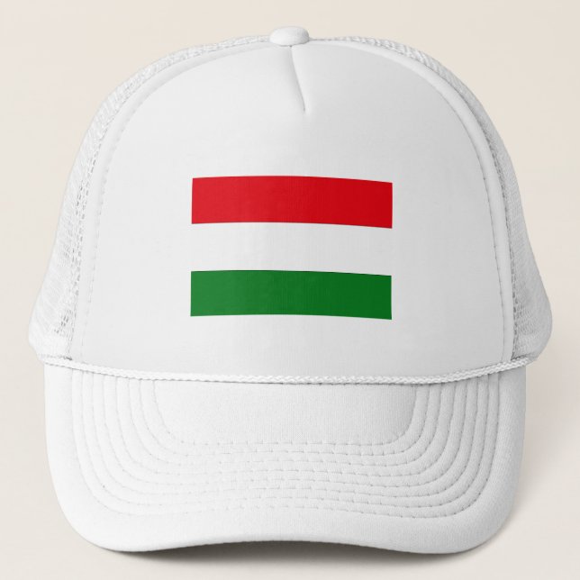 Hungary Flag Trucker Hat (Front)