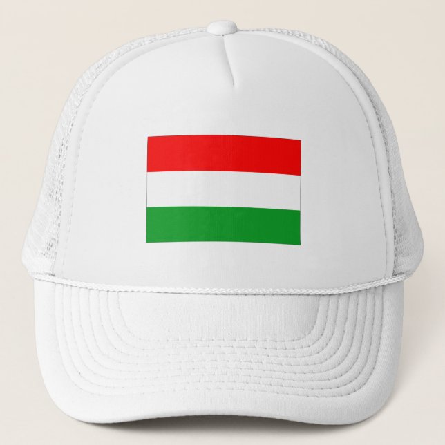 Hungary Flag Trucker Hat (Front)