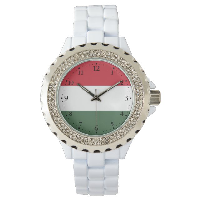 Hungary Flag Watch (Front)