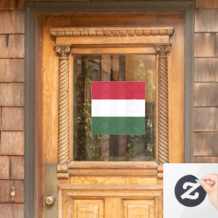 Hungary flag window cling