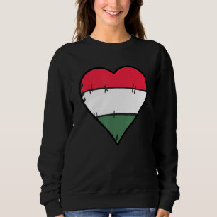 Hungary Heart Hungarian Flag Sweatshirt