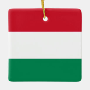 Hungary (Hungarian) Flag  Ceramic Ornament