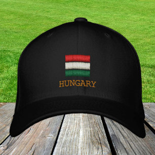 Hungary & Hungarian Flag fashion / Patriots Embroidered Hat