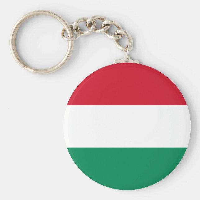 Hungary (Hungarian) Flag Keychain (Front)