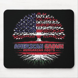 Hungary Hungarian US American USA United States Mouse Pad