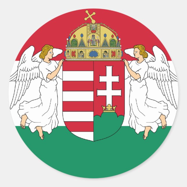 Hungary , Hungary Classic Round Sticker (Front)