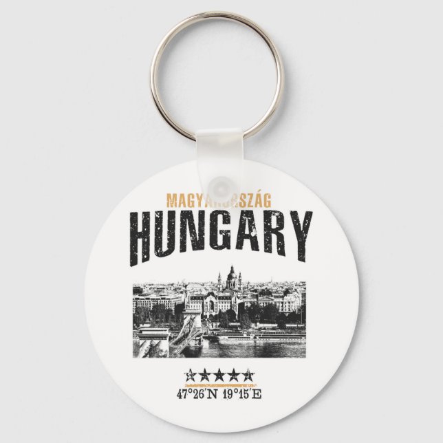 Hungary Keychain (Front)