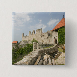 HUNGARY, Lake Balaton Region, SUMEG: Sumeg 2 Inch Square Button
