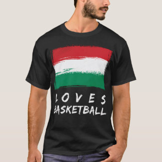 Hungary Loves Basketball T-Shirt
