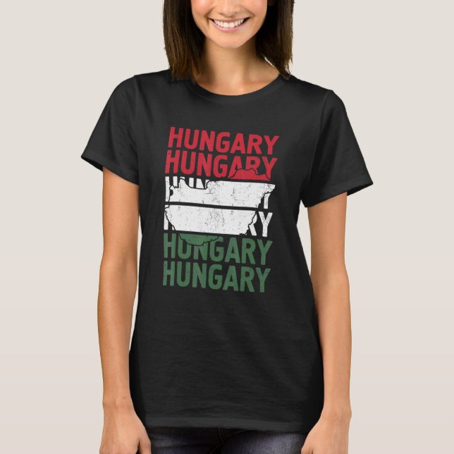 Hungary Magyarország Budapest Hungarian 3 T-Shirt (Front)