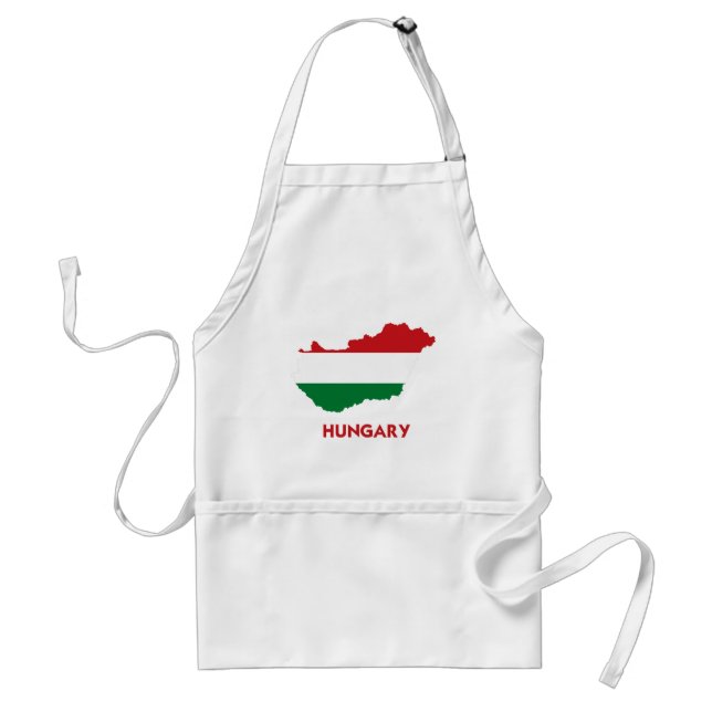 HUNGARY MAP STANDARD APRON (Front)