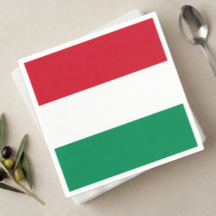 Hungary Napkins, Hungarian Flag party /sports fan Napkin