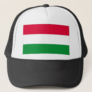 Hungary National Flag Trucker Hat