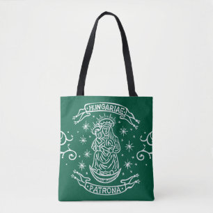 hungary religious motif medieval virgin mary jesus tote bag
