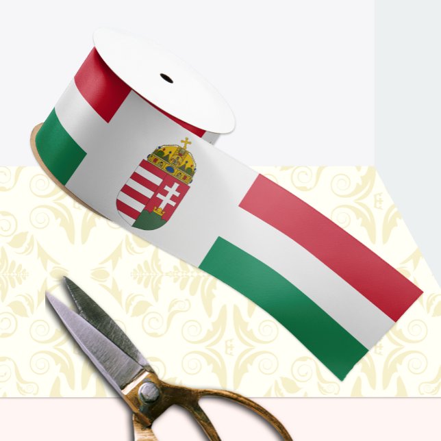 Hungary Ribbon, Emblem, patriotic, Hungarian Flag Satin Ribbon (Creator Uploaded)